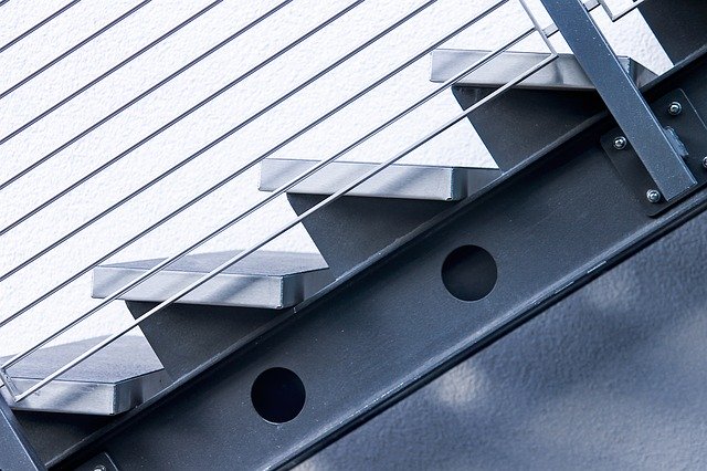 ערכות מעקה מתכת למדרגות